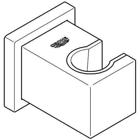 GROHE Handbrausehalter Euphoria Cube 27693, nicht verstellbar, chrom