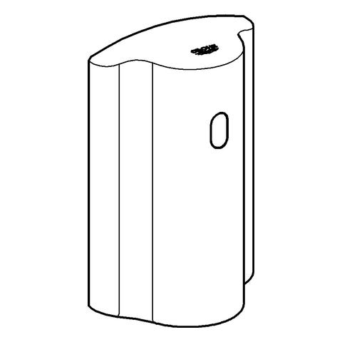 GROHE Umrüstelektronik Tectron 37751_1, Aufputz, für Urinal-Wandeinbauspüler 37 017 und DAL 509, 6 V Lithium-Batterie, Typ CR-P2, chrom