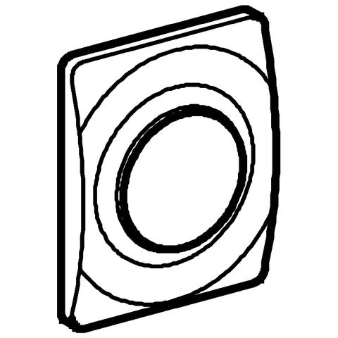 GROHE Urinal-Betätigung Surf 37018 mit Druckknopfbetätigung, 116 x 144 mm