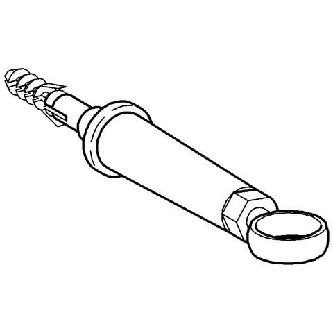 GROHE Spülrohrschelle 37132, für Spülrohr Ø 28 mm, für Wandabstand 15 - 85 mm, chrom