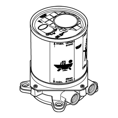 GROHE Rohbauset 45984_1, DN 15, für freistehende Wanneneinläufe und Mischbatterien