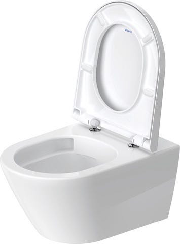 DU Wand-WC Set 540 mm D-Neo Weiß,TS rim.,WC-Sitz m.Absenkaut.,inkl.Durafix