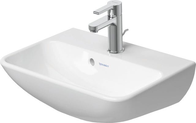 DU Handwaschbecken ME by Starck 450 mm mit ÜL, mit HLB, 1 HL, weiß