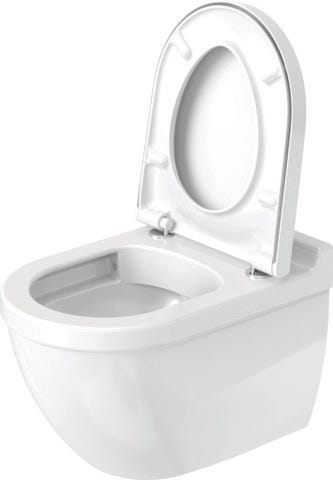 DU Wand-WC Starck 3 540 mm Tiefspüler, rimless, Durafix, weiß
