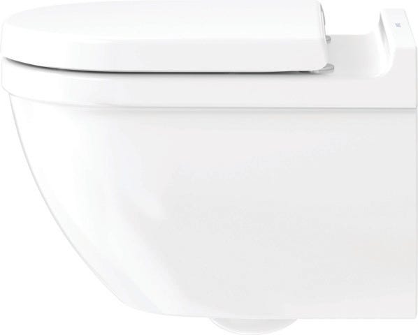 DU Wand-WC Starck 3 540 mm Tiefspüler, rimless, Durafix, weiß