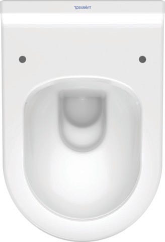 DU Wand-WC Starck 3 540 mm Tiefspüler, rimless, Durafix, weiß