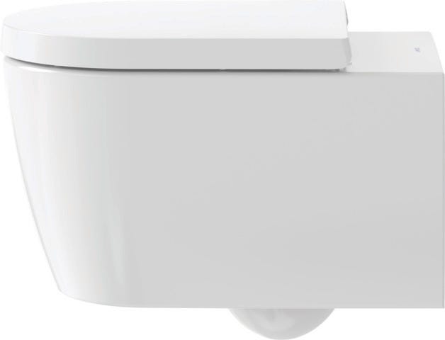 DU Wand-WC ME by Starck 570 mm Tiefspüler, rimless, Durafix, weiß