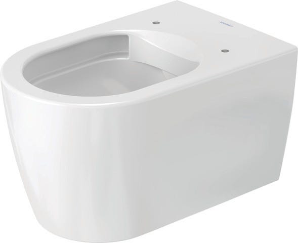 Duravit ME by Starck WC-Set wandhängend weiß Hochglanz, Tiefspüler, rimless, Abgang waagerecht, mit WC-Sitz und Absenkautomatik