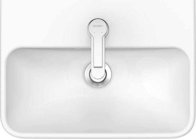 DU Handwaschbecken ME by Starck 450 mm mit ÜL, mit HLB, 1 HL, weiß