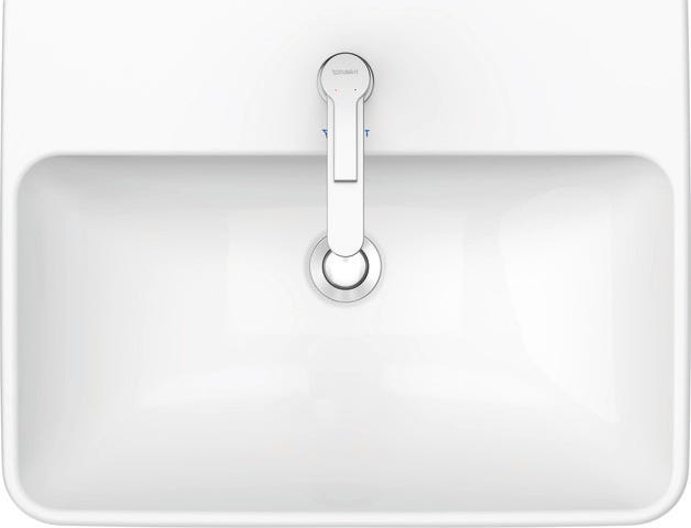 DU Waschtisch ME by Starck mit ÜL, mit HLB, 1 HL, weiß