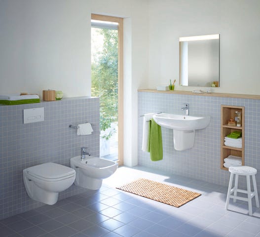 DU WWC-Set D-Code, rimless, TS,weiß, inkl.WC-Sitz m.Absenkautomatik