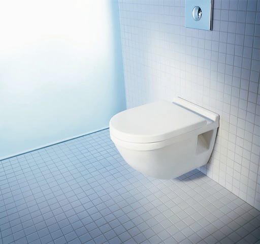 DU Wand-WC Starck 3 540 mm Tiefspüler, weiß