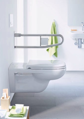 DU Wand-WC D-Code Vital 700 mm Tiefspüler, barrierefrei, weiß
