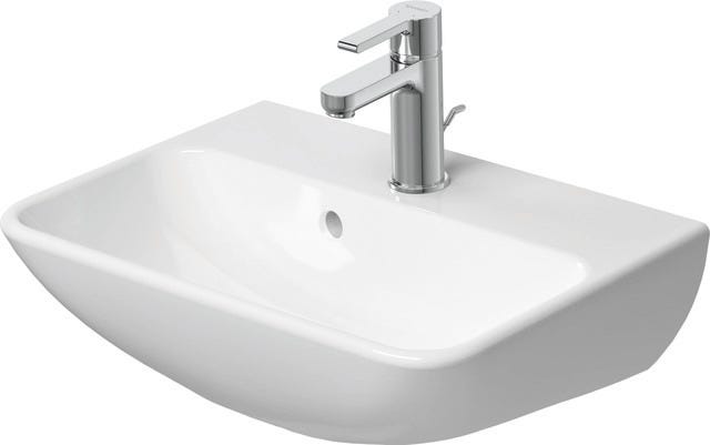 DU Handwaschbecken ME by Starck 450 mm mit ÜL, mit HLB, 1 HL, weiß