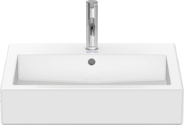 DU Waschtisch Vero mit Überlauf und Hahnlochblende, weiß
