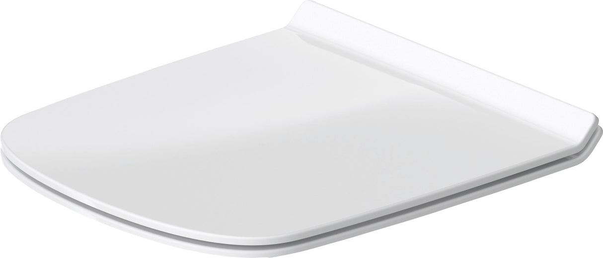 DU WC-Sitz DuraStyle mit SoftClose Scharniere edelstahl, weiß
