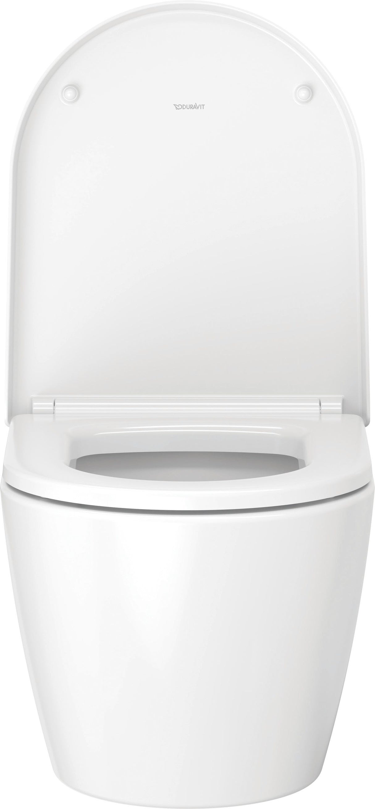 Duravit ME by Starck WC-Set wandhängend weiß Hochglanz, Tiefspüler, rimless, Abgang waagerecht, mit WC-Sitz und Absenkautomatik