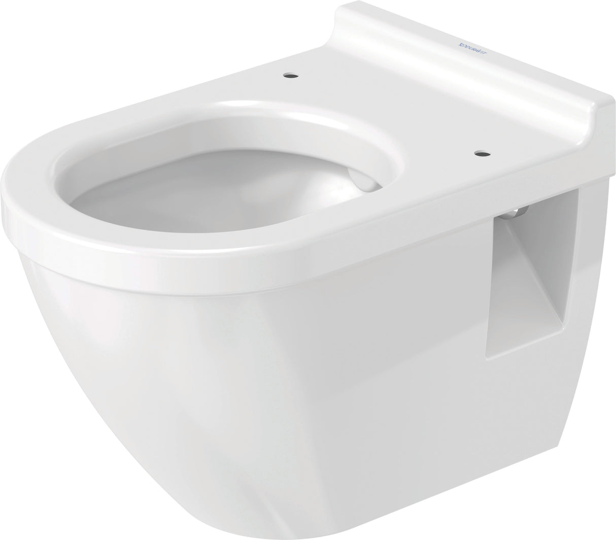 Duravit Starck 3 WC-Set wandhängend, weiß Hochglanz, Tiefspüler, mit WC-Sitz und Absenkautomatik