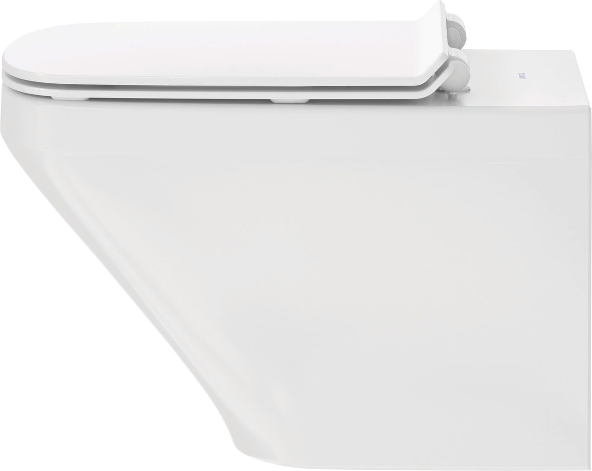DU WC-Sitz DuraStyle mit SoftClose Scharniere edelstahl, weiß