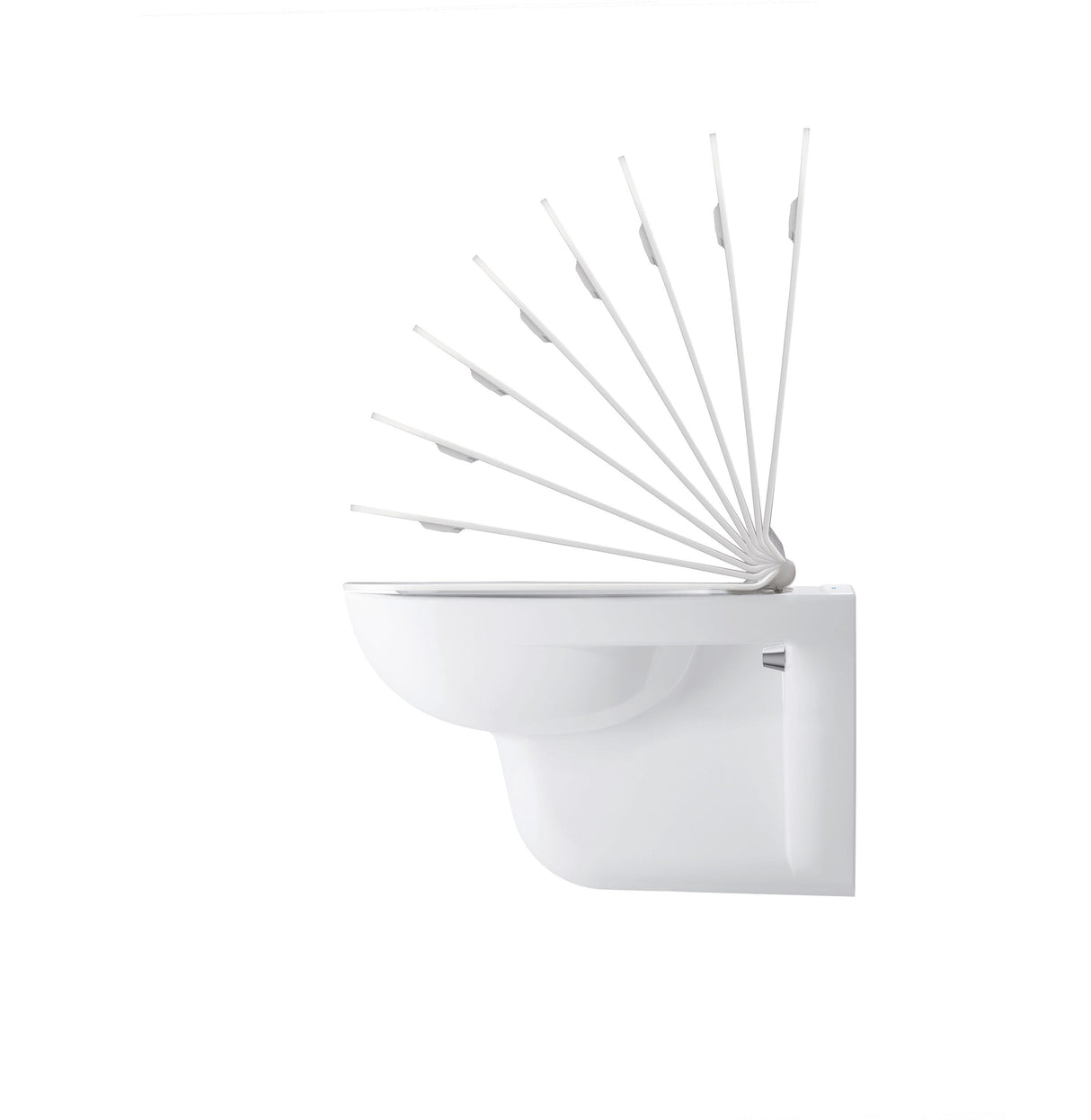 DU WC-Sitz D-Code mit SoftClose Scharniere Kunststoff, weiß