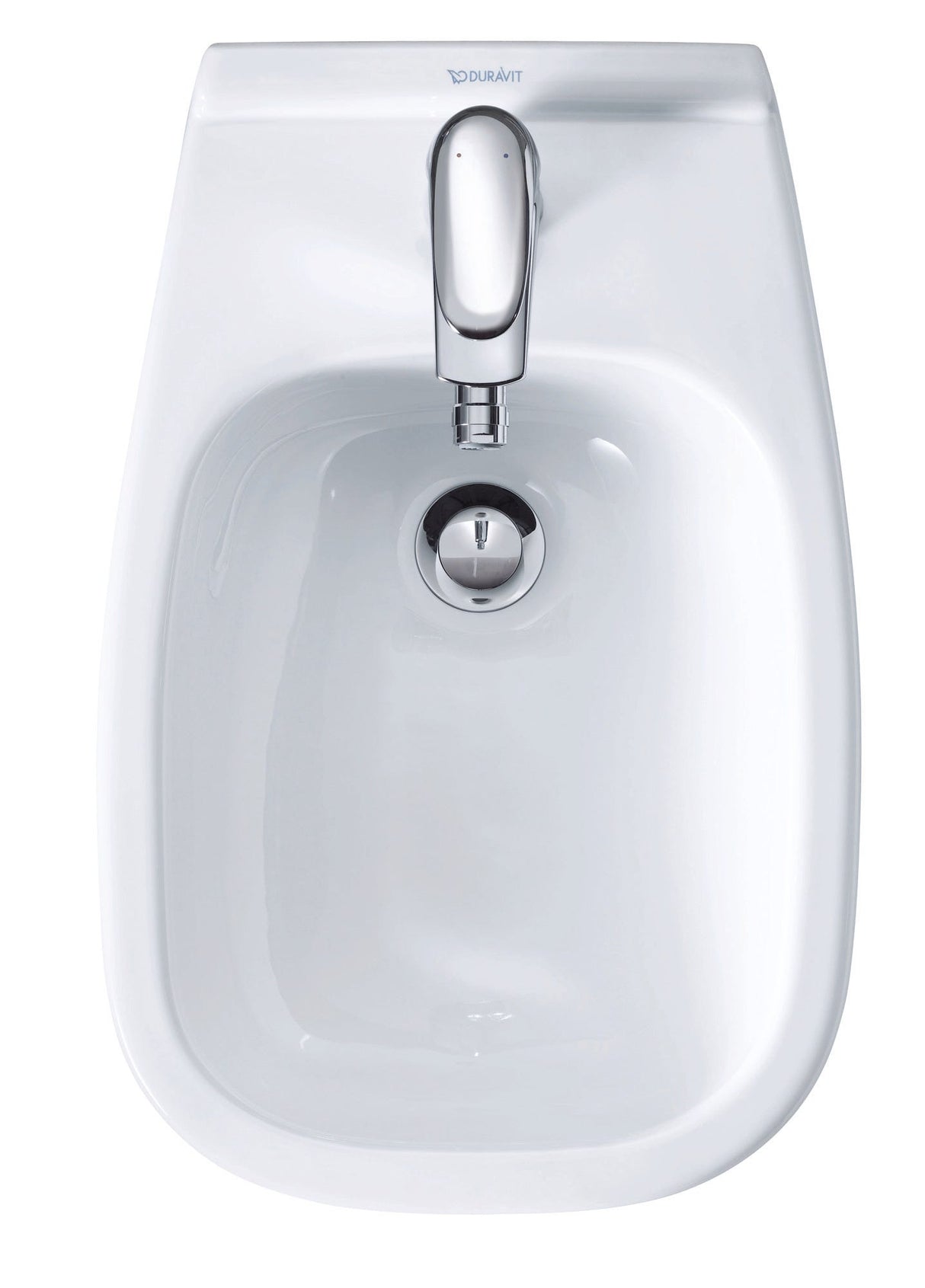 DU Wand-Bidet D-Code 545 mm mit ÜL, mit HLB, 1 HL, weiß