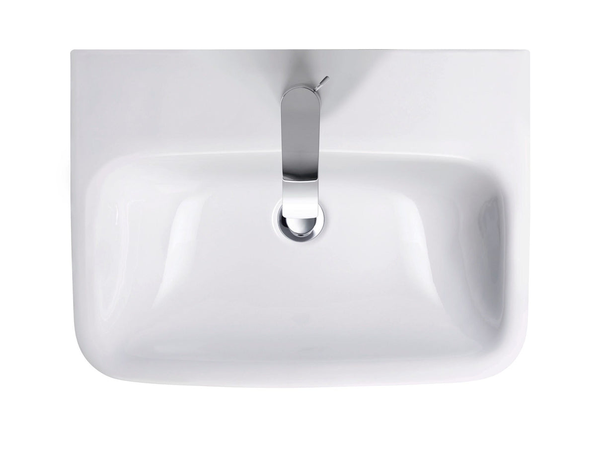 Duravit DuraStyle Waschtisch, weiß, rechteckig, 1 Waschplatz, hängende Montage, mit Überlauf
