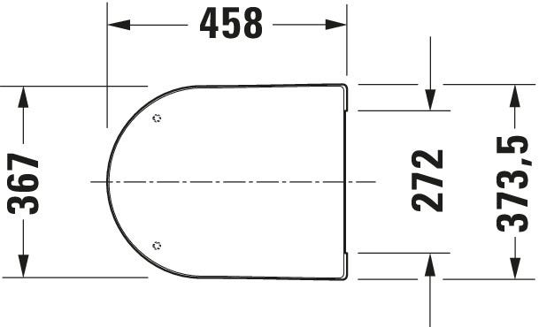 DU Me by Starck WC-Sitz, m. Absenk., Weiß
