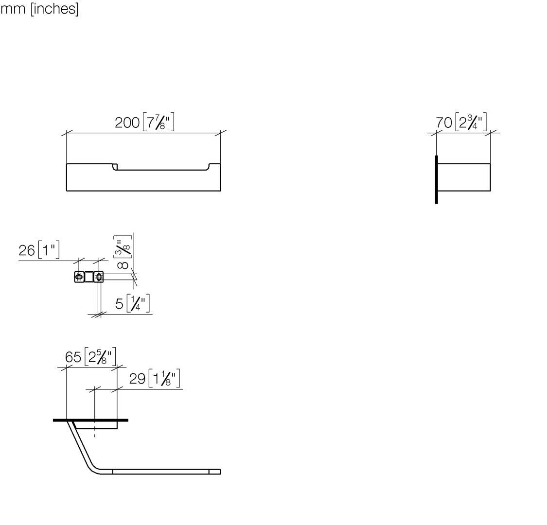 DO Papierrollenhalter ohne Deckel CL.1 Chrom 83500705
