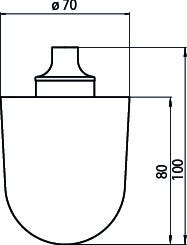 emco system BürstengarniturErsatzbürste, D: 70 x 107 mm, VPE 1St.