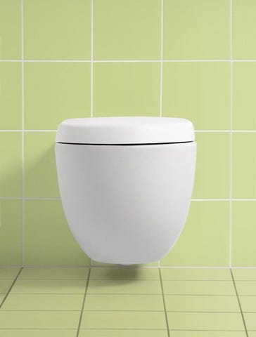 Villeroy & Boch WC-Sitz Subway 9M55S1, 375 x 465 x 60 mm, Oval, mit Absenkautomatik (SoftClosing), mit abnehmbaren Sitz (QuickRelease), Weiß Alpin