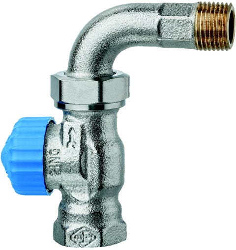 IMI HEIMEIER Thermostat-Ventilunterteil mit geregeltWiderstand und Bogenverschr., DN15
