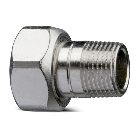 IMI HEIMEIER Heizkörper-Anschlussverschraubung R 3/8 x M 22, AMETAL-C vernickelt