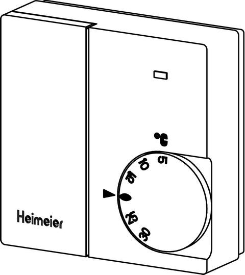 IMI HEIMEIER Raumsender Radiocontrol F ohne Schalter, einschließlich Batterie