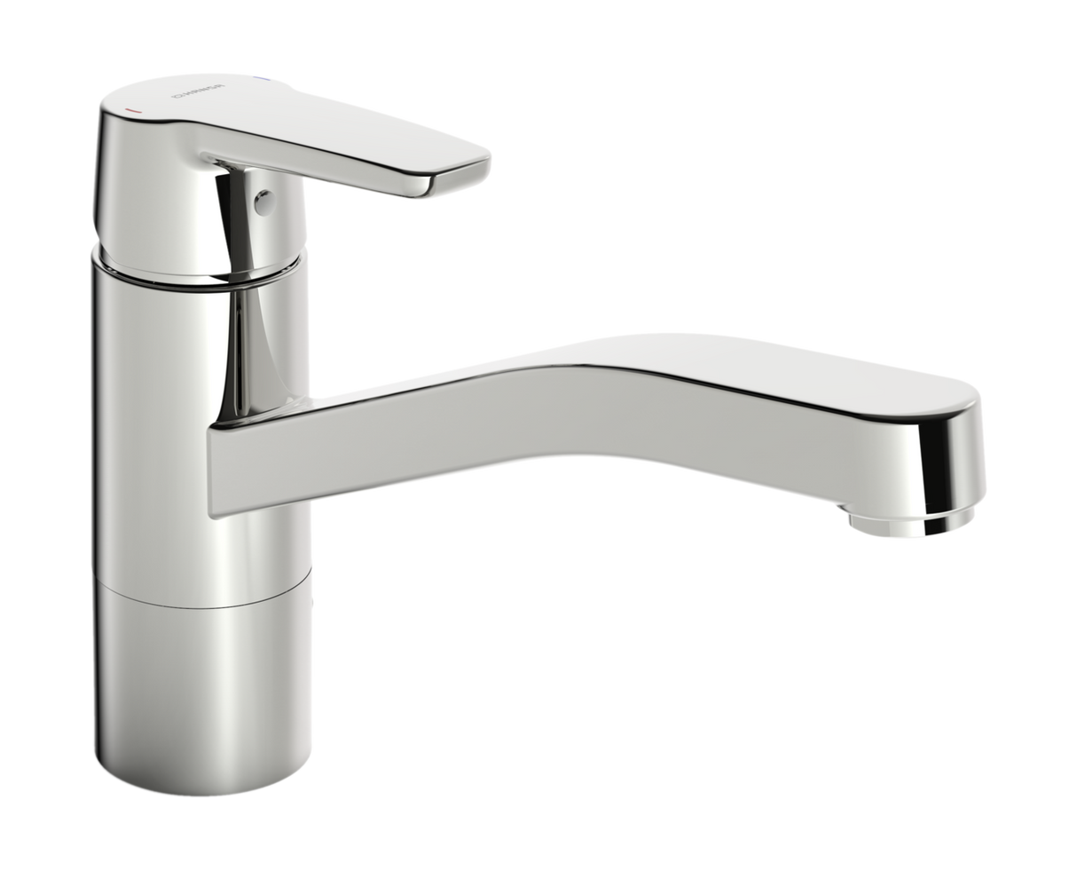 HA Einhebelmischer Küchenarmatur, Niederdruck HANSAPOLO 5159 Ausladung 215 mm DN15 Chrom