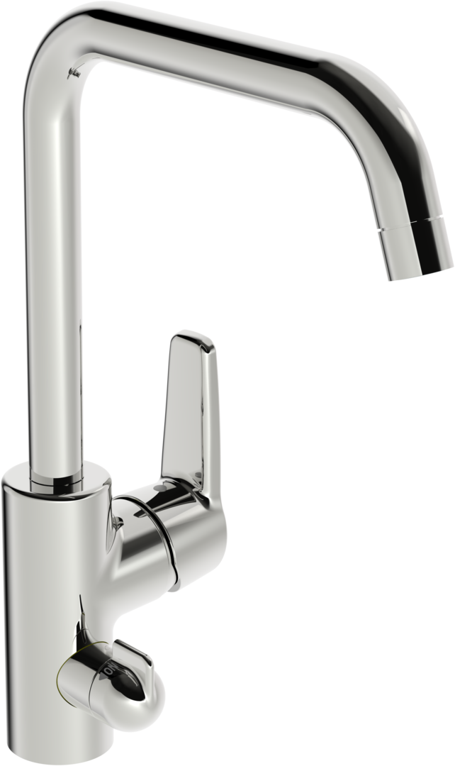 HA Einhebelmischer Küchenarmatur mit Spülmaschinenventil HANSAPOLO 5160 Ausladung 203 mm DN15 Chrom