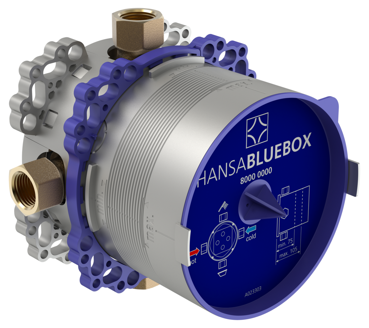 HA UP-Rohbauset Bade- und Brausearmatur HANSABLUEBOX