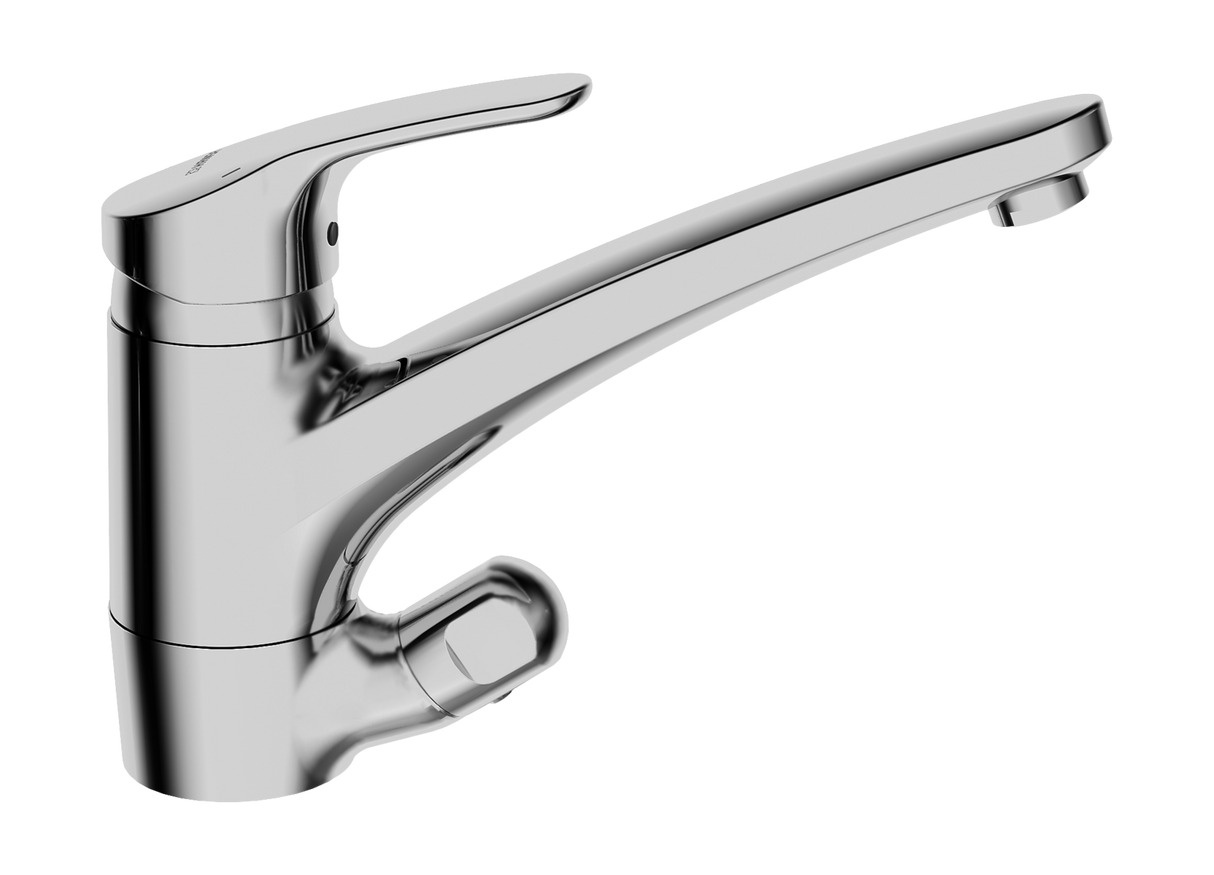HA Einhebelmischer Küchenarmatur mit Spülmaschinenventil HANSAMIX 0115 Ausladung 203 mm DN15 Chrom