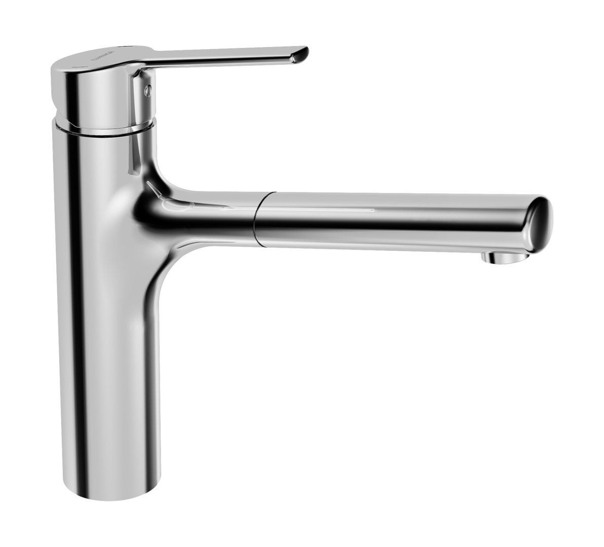 HA Einhebelmischer Küchenarmatur HANSARONDA 0334 Ausladung 200 mm DN15 Chrom