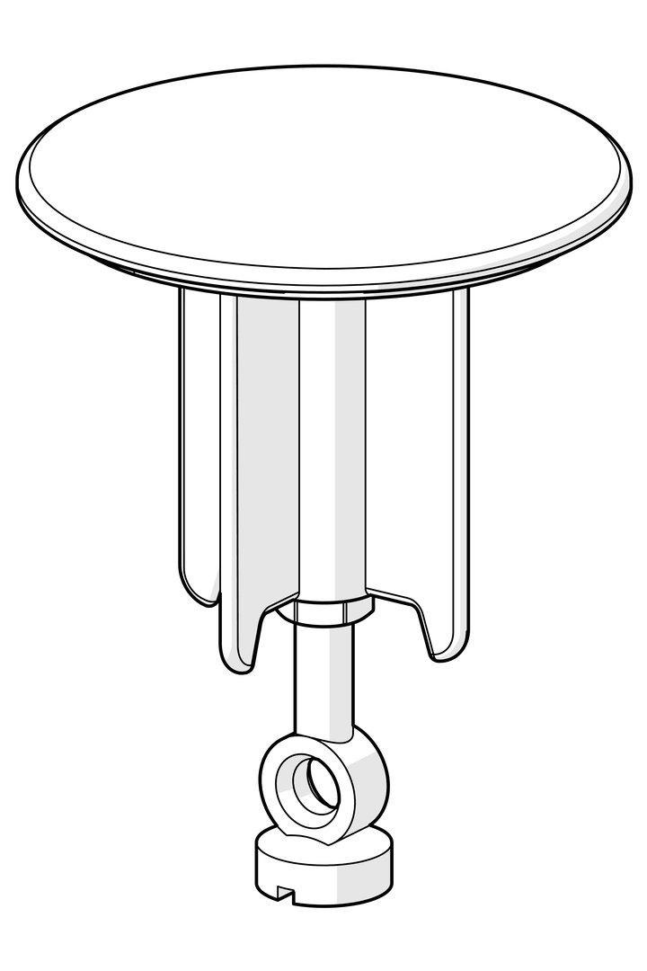 HA Stopfen Ablaufgarnitur HANSA 59902021 d 63 mm Chrom