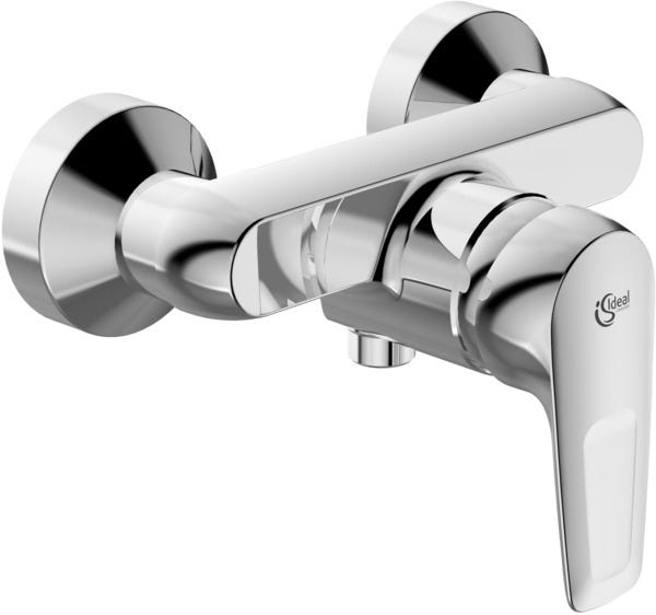 Ideal Standard Brausearmatur Aufputz Ceramix Blue, Ausladung 49mm, Chrom