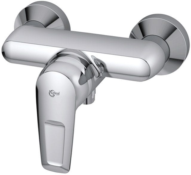 Ideal Standard Brausearmatur Aufputz Ceramix Blue, Ausladung 49mm, Chrom