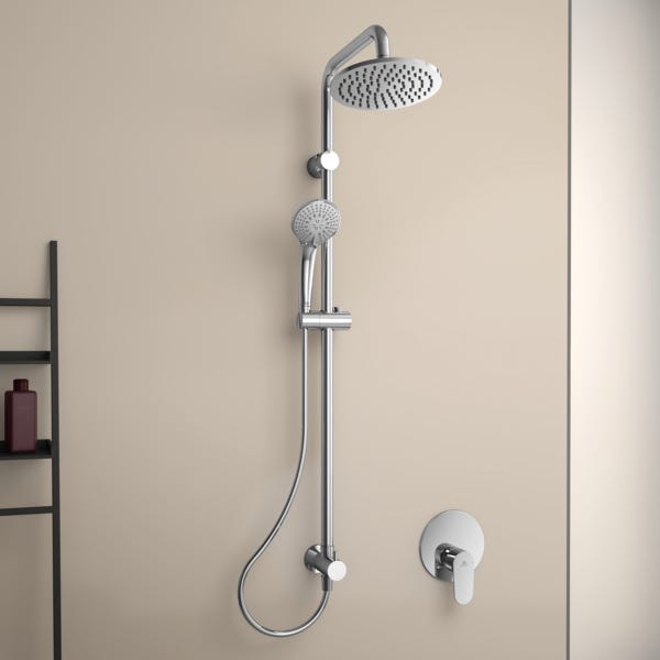 Ideal Standard Duschsystem Idealrain für Unterputz-Armatur Chrom