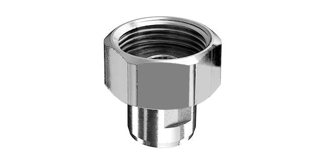SCHELL Wasserzähler-Verschraubung, DN 20 G 3/4 IG, DN 10 G 3/8 IG, chrom