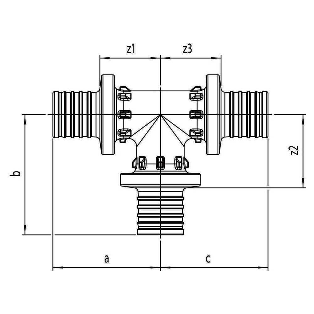 T-Stück RAUTITAN PX egal
