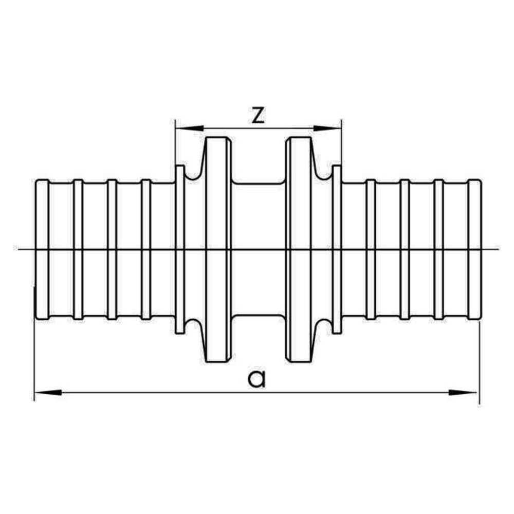 KUPPLUNG 17 X 2,0 / 16 X 1,5 / ML 16