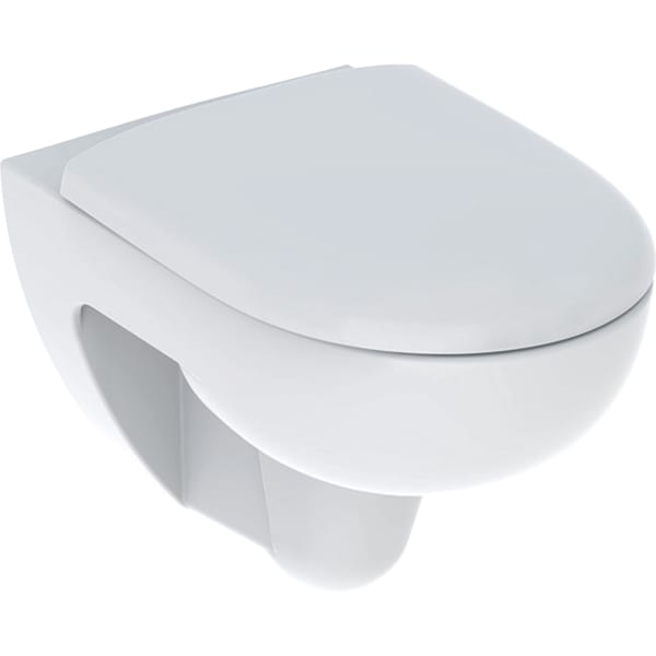 Geberit Renova Set Wand-WC Tiefspüler, mit WC-Sitz, weiß