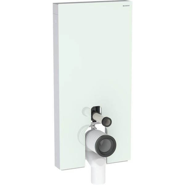Geberit Monolith Sanitärmodul für Stand-WC mit Front- und Seitenverkleidung