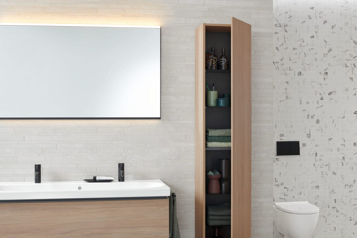 Geberit Acanto Set Wand-WC Tiefspüler, geschlossene Form, TurboFlush, mit WC-Sitz: T=53cm, Absenkautomatik=ja, QuickRelease-Scharniere=Ja, verriegelbar, Befestigung=von oben, weiß