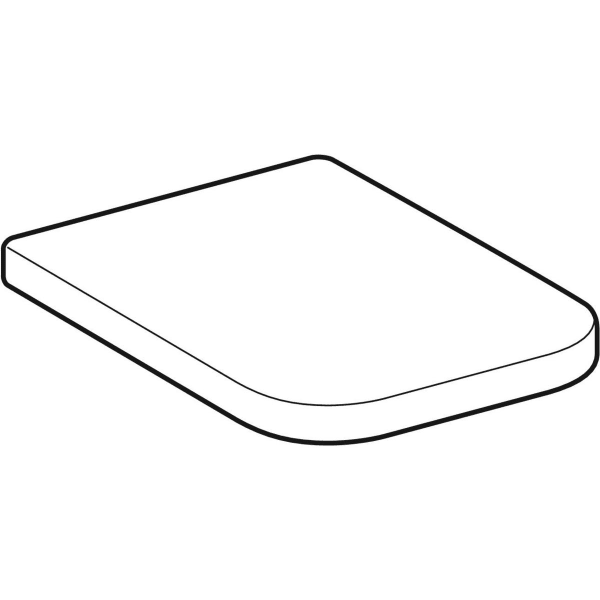 Geberit Renova Plan WC-Sitz eckiges Design