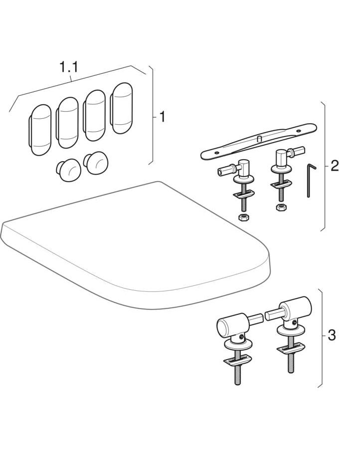 Geberit Renova Plan Wand-WC Tiefspüler
